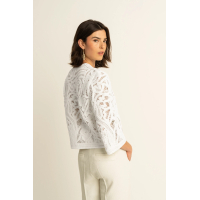 Expresso Vest Off White